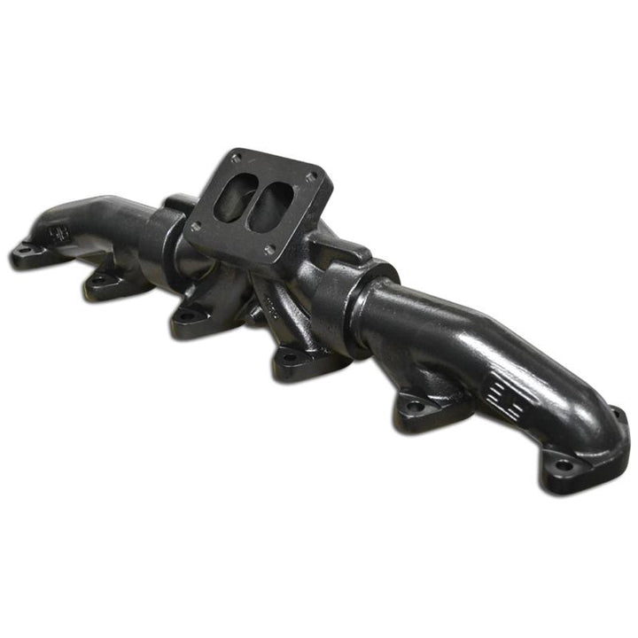 ATS Diesel 1998.5-2002 Dodge 5.9L 24V 3pc Big Foot T4 Pulse Flow Exhaust Manifold - Bull Strap