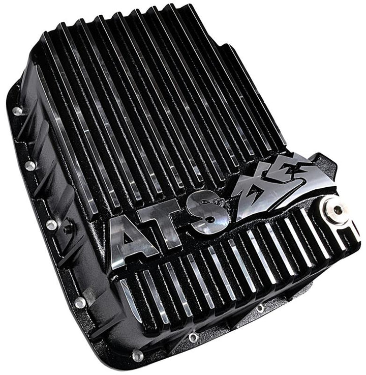 ATS Diesel 68RFE Aluminum +5 Qt Transmission Pan - Bull Strap