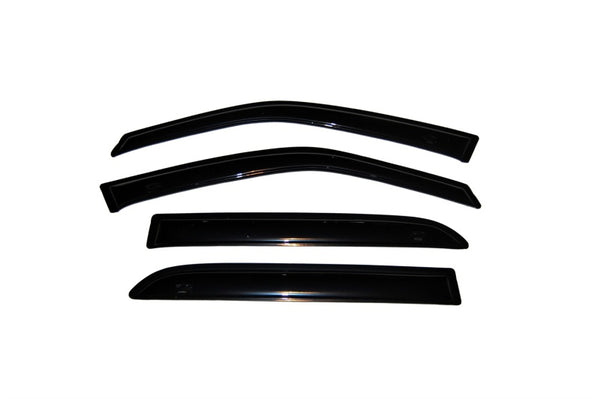 AVS 00-06 Cadillac Deville Ventvisor Outside Mount Window Deflectors 4pc - Smoke - Bull Strap