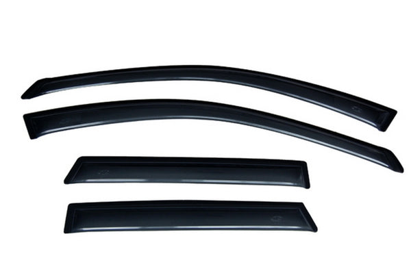 AVS 03-07 Nissan Murano Ventvisor Outside Mount Window Deflectors 4pc - Smoke - Bull Strap