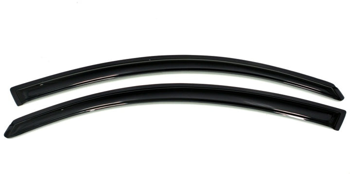 AVS 08-12 Nissan Altima Coupe Ventvisor Outside Mount Window Deflectors 2pc - Smoke - Bull Strap