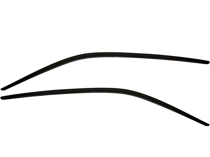 AVS 10-18 Chevy Camaro Ventvisor Outside Mount Window Deflectors 2pc - Smoke - Bull Strap