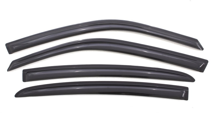 AVS 11-18 Dodge Charger Ventvisor Outside Mount Window Deflectors 4pc - Smoke - Bull Strap