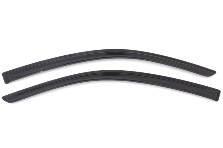 AVS 13-17 Honda Accord Coupe Ventvisor Outside Mount Window Deflectors 2pc - Smoke - Bull Strap