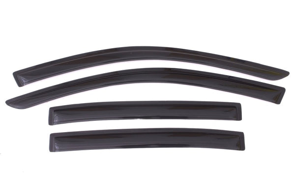 AVS 13-17 Honda Accord Ventvisor Outside Mount Window Deflectors 4pc - Smoke - Bull Strap