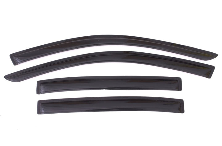 AVS 13-17 Honda Accord Ventvisor Outside Mount Window Deflectors 4pc - Smoke - Bull Strap