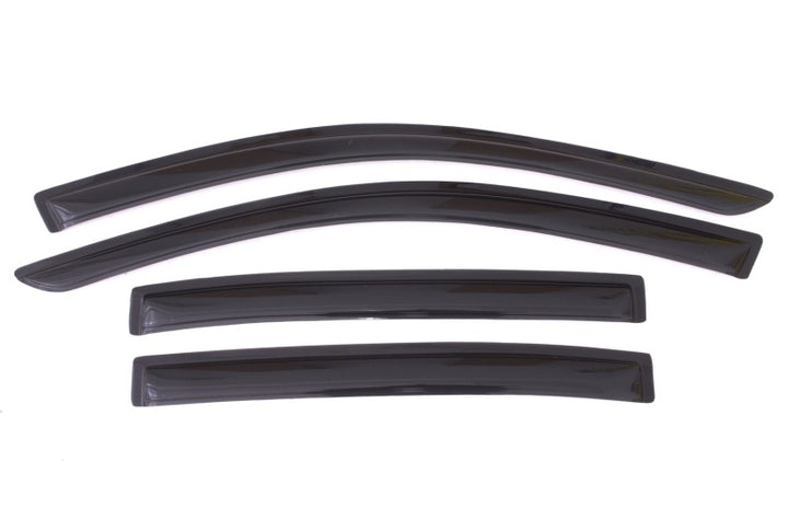 AVS 13-17 Honda Accord Ventvisor Outside Mount Window Deflectors 4pc - Smoke - Bull Strap