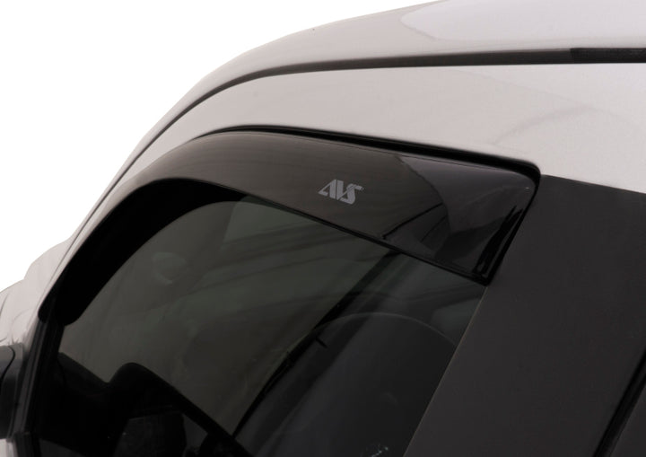 AVS 16-18 Honda Civic Coupe Ventvisor In-Channel Window Deflectors 2pc - Smoke - Bull Strap