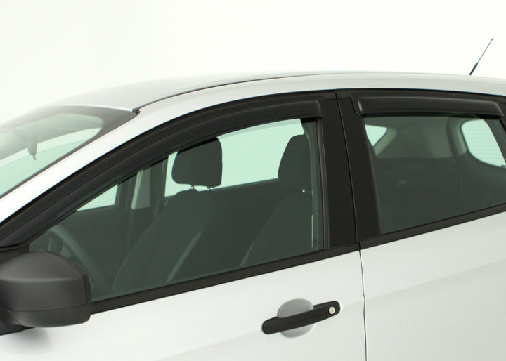 AVS 22-23 Hyundai Santa Cruz Outside Mount Ventvisor Deflector 4pc - Smoke - Bull Strap