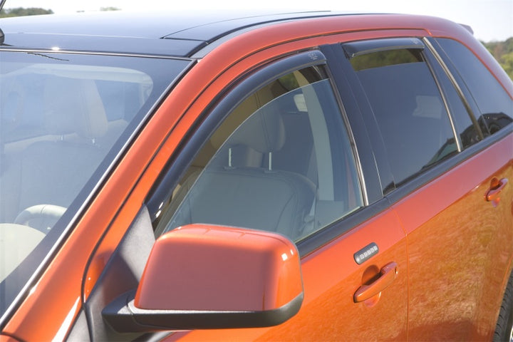 AVS 22-23 Hyundai Tucson In-Channel Ventvisor 4pc - Smoke - Bull Strap
