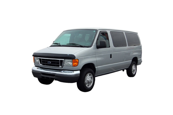 AVS 92-06 Ford E-150 Ventvisor In-Channel Window Deflectors 2pc - Smoke - Bull Strap