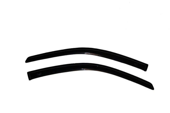 AVS 97-01 Mitsubishi Mirage Coupe Ventvisor Outside Mount Window Deflectors 2pc - Smoke - Bull Strap