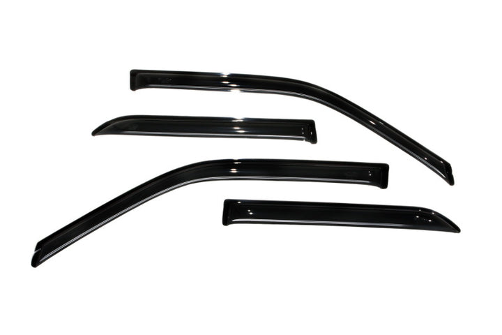 AVS 98-02 Honda Passport Ventvisor Outside Mount Window Deflectors 4pc - Smoke - Bull Strap
