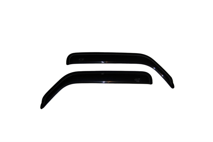 AVS 98-03 Dodge CB300 (w/o Vent Windows) Ventvisor Outside Mount Window Deflectors 2pc - Smoke - Bull Strap