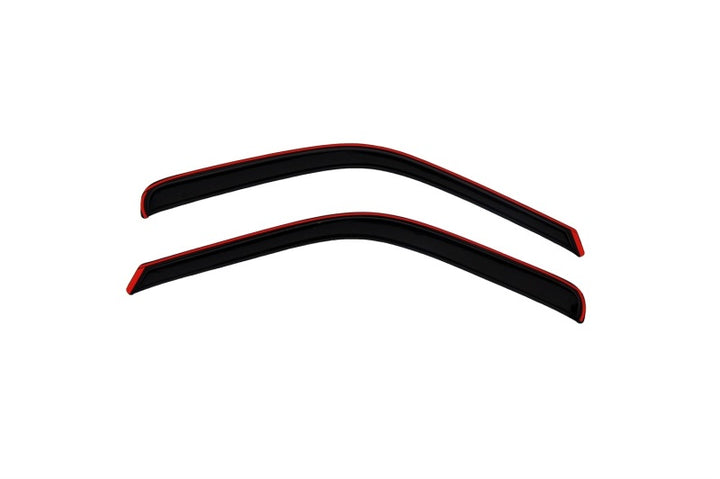 AVS 99-16 Ford F-250 Standard Cab Ventvisor In-Channel Window Deflectors 2pc - Smoke - Bull Strap