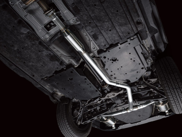 AWE 20-25 Subaru Outback (Wilderness & XT) 0FG Catback Exhaust w/Dual BashGuards - Bull Strap