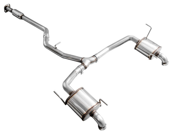 AWE 20-25 Subaru Outback (Wilderness & XT) 0FG Catback Exhaust w/Dual BashGuards - Bull Strap