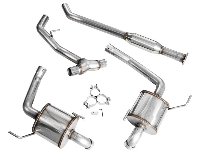 AWE 20-25 Subaru Outback (Wilderness & XT) 0FG Catback Exhaust w/Dual BashGuards - Bull Strap