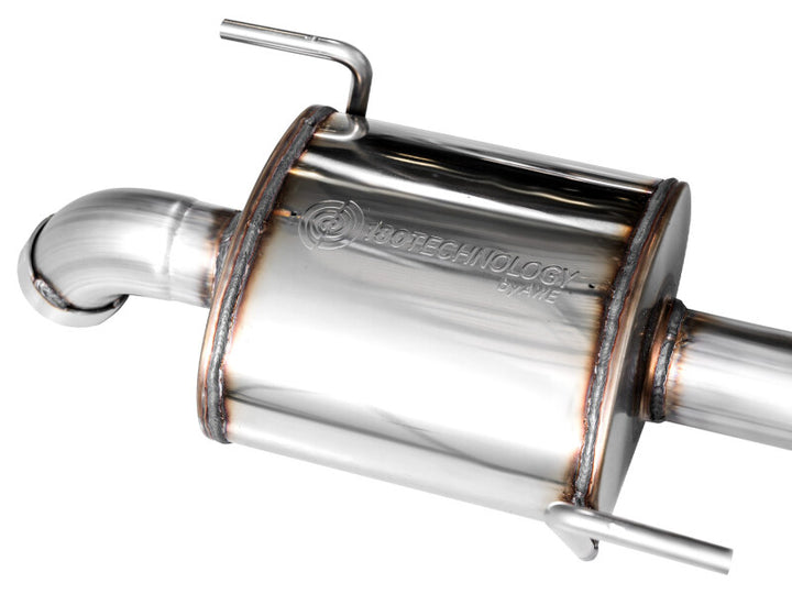 AWE 20-25 Subaru Outback (Wilderness & XT) 0FG Catback Exhaust w/Dual BashGuards - Bull Strap