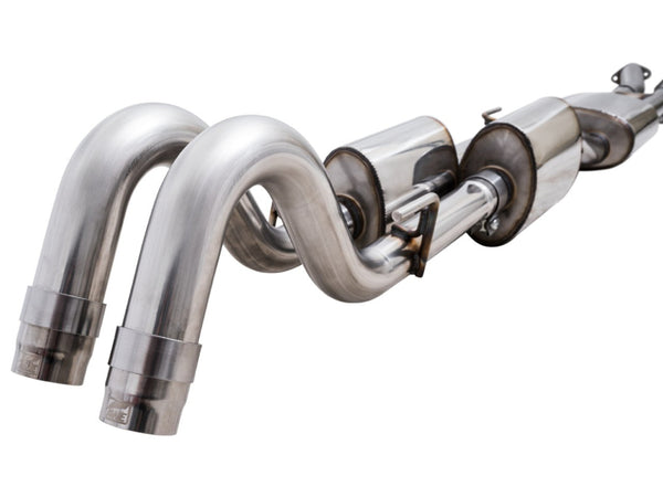 AWE 2016-2022 Toyota Tacoma 0FG Exhaust with BashGuard - No Tips - Bull Strap