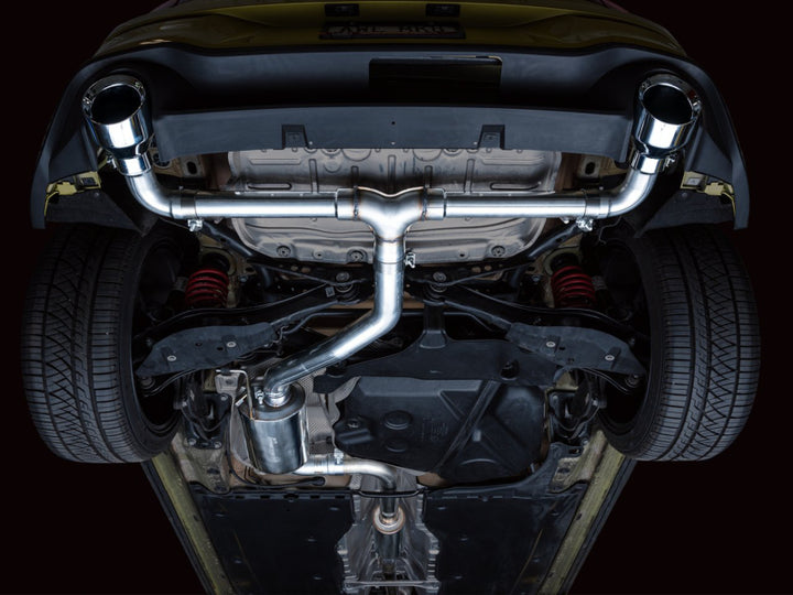 AWE 2022 VW GTI MK8 Touring Edition Exhaust - Chrome Silver Tips - Bull Strap