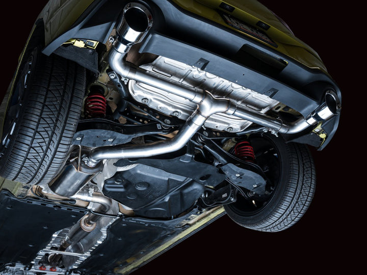 AWE 2022 VW GTI MK8 Touring Edition Exhaust - Chrome Silver Tips - Bull Strap