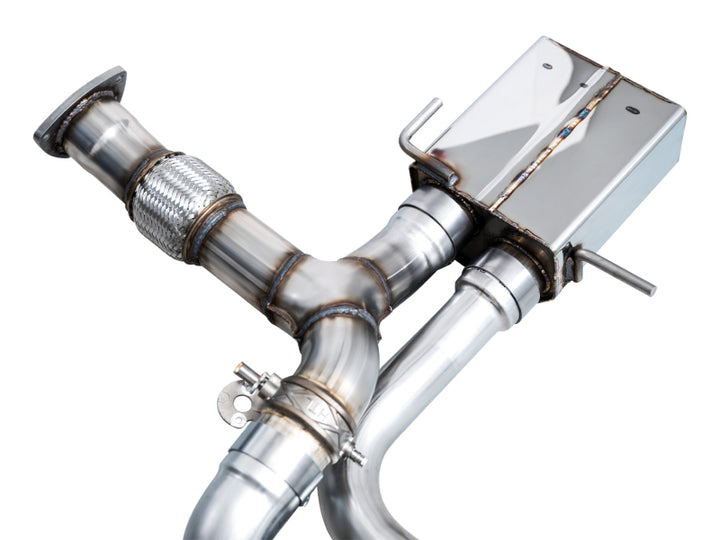 AWE 2023 C8 Corvette Z06 SwitchPath Cat-Back Exhaust - Diamond Black Tips - Bull Strap