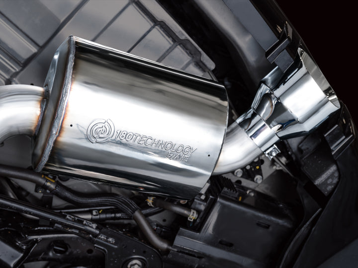 AWE 2023 Nissan Z RZ34 RWD Touring Edition Catback Exhaust System w/ Chrome Silver Tips - Bull Strap