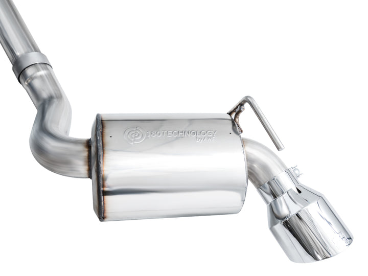 AWE 2023 Nissan Z RZ34 RWD Touring Edition Catback Exhaust System w/ Chrome Silver Tips - Bull Strap