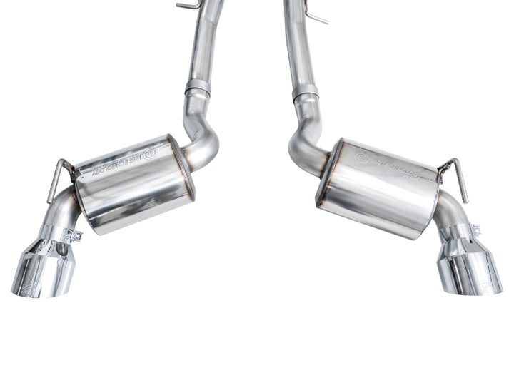 AWE 2023 Nissan Z RZ34 RWD Touring Edition Catback Exhaust System w/ Chrome Silver Tips - Bull Strap