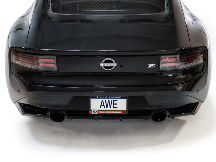 AWE 2023 Nissan Z RZ34 RWD Touring Edition Catback Exhaust System w/ Diamond Black Tips - Bull Strap