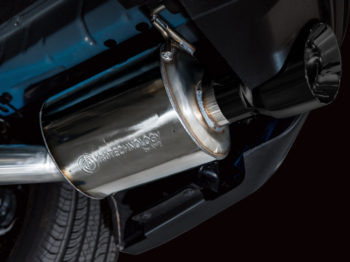 AWE 2024 Ford Mustang GT Fastback S650 RWD Touring Catback Exhaust w/ Dual Diamond Black Tips - Bull Strap