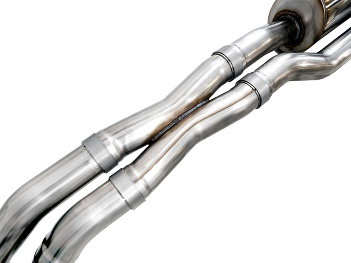 AWE 25+ RAM 1500 3.0TT 0FG Catback Touring Exhaust - Chrome Silver Tips - Bull Strap