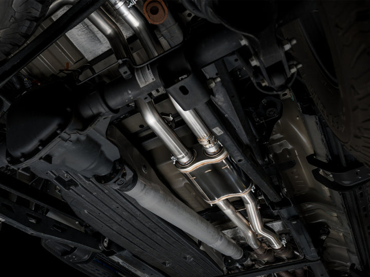 AWE Gen 3 Raptor R SwitchPath Exhaust - Diamond Black Tips - Bull Strap