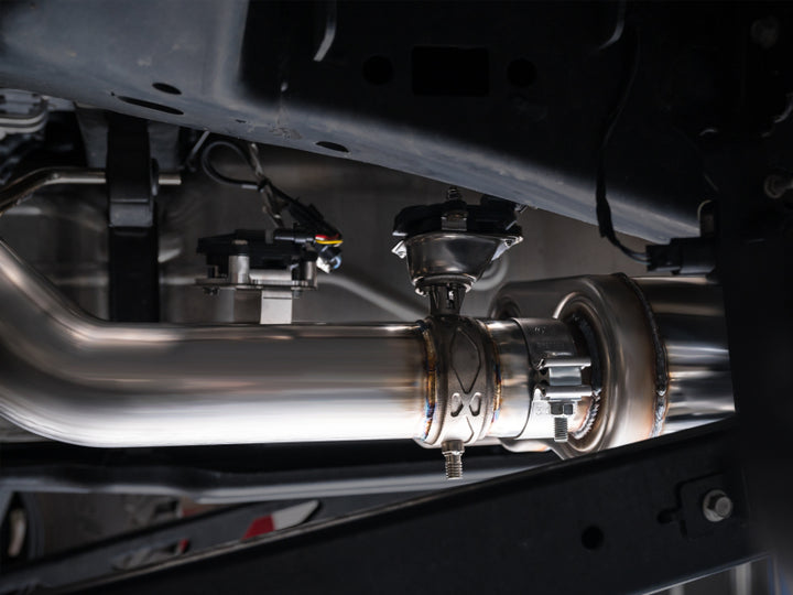 AWE Gen 3 Raptor R SwitchPath Exhaust - Diamond Black Tips - Bull Strap