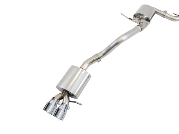 AWE Tuning 09-14 Volkswagen Jetta Mk6 1.4T Touring Edition Exhaust - Chrome Silver Tips - Bull Strap