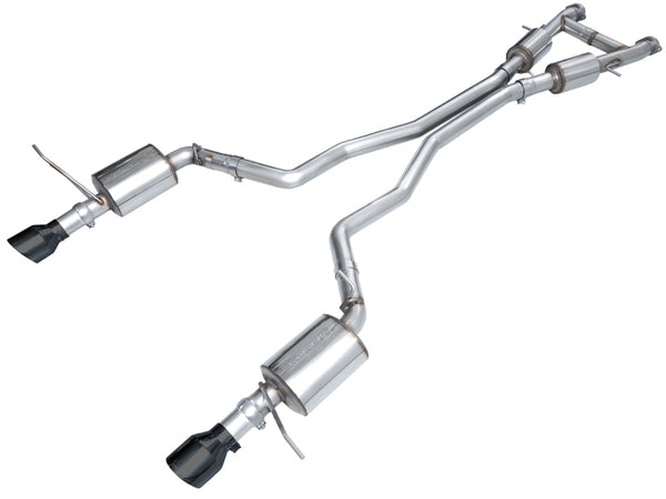 AWE Tuning 11-24 Dodge Durango 5.7L Touring Edition Exhaust w/ Diamond Black Tips - Bull Strap