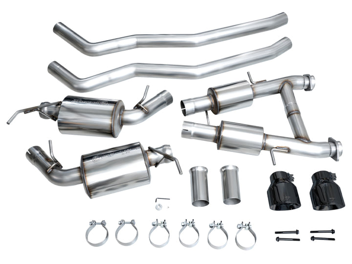 AWE Tuning 11-24 Dodge Durango 5.7L Touring Edition Exhaust w/ Diamond Black Tips - Bull Strap