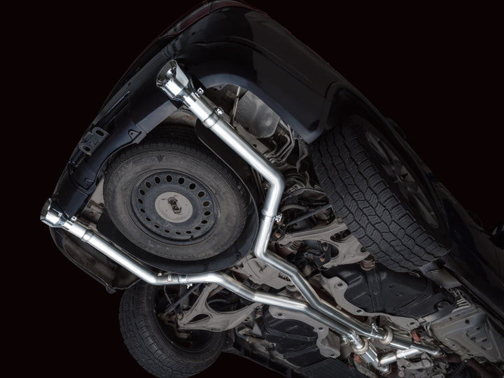 AWE Tuning 11-24 Dodge Durango 5.7L Track Edition Exhaust w/ Chrome Silver Tips - Bull Strap