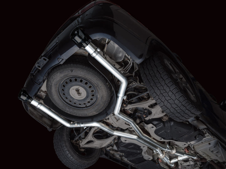 AWE Tuning 11-24 Dodge Durango 5.7L Track Edition Exhaust w/ Diamond Black Tips - Bull Strap