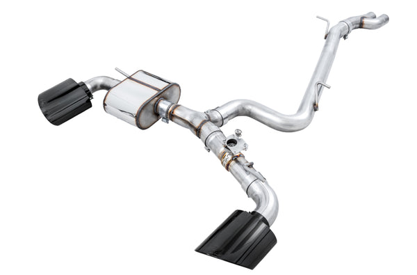 AWE Tuning 18-19 Audi TT RS 2.5L Turbo Coupe 8S/MK3 SwitchPath Exhaust w/Diamond Black RS-Style Tips - Bull Strap