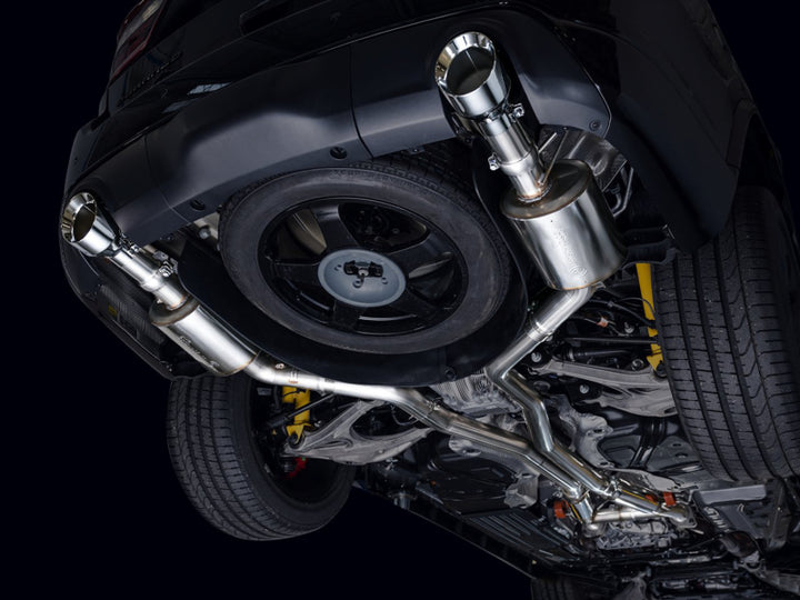 AWE Tuning 18-23 Dodge Durango SRT & Hellcat Touring Edition Exhaust - Chrome Silver Tips - Bull Strap