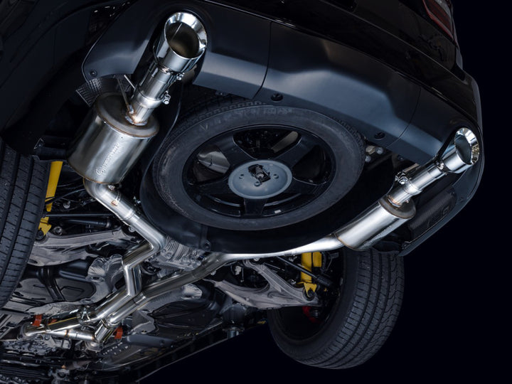 AWE Tuning 18-23 Dodge Durango SRT & Hellcat Touring Edition Exhaust - Chrome Silver Tips - Bull Strap