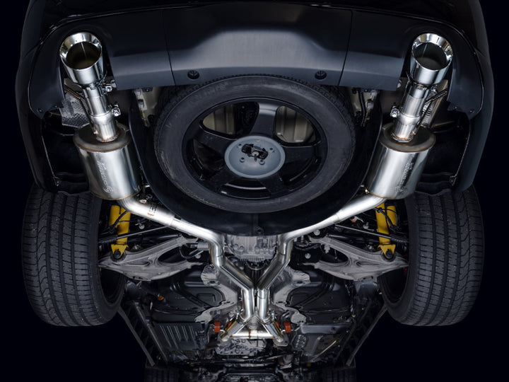 AWE Tuning 18-23 Dodge Durango SRT & Hellcat Touring Edition Exhaust - Chrome Silver Tips - Bull Strap