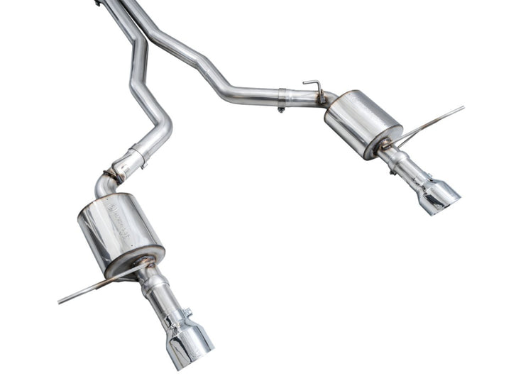 AWE Tuning 18-23 Dodge Durango SRT & Hellcat Touring Edition Exhaust - Chrome Silver Tips - Bull Strap