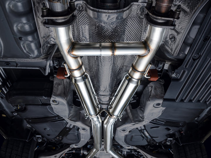 AWE Tuning 18-23 Dodge Durango SRT & Hellcat Touring Edition Exhaust - Diamond Black Tips - Bull Strap