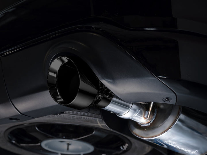 AWE Tuning 18-23 Dodge Durango SRT & Hellcat Touring Edition Exhaust - Diamond Black Tips - Bull Strap