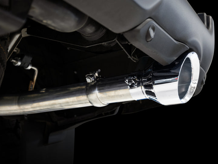 AWE Tuning 19-21 RAM 1500 5.7L (w/Cutouts) 0FG Dual Rear Exit Cat-Back Exhaust - Chrome Silver Tips - Bull Strap