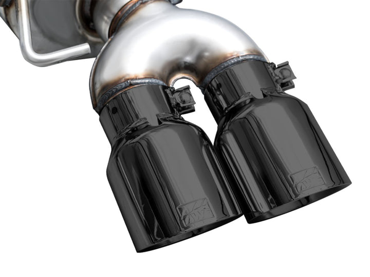 AWE Tuning 19-23 Audi C8 S6/S7 2.9T V6 AWD Touring Edition Exhaust - Diamond Black Tips - Bull Strap