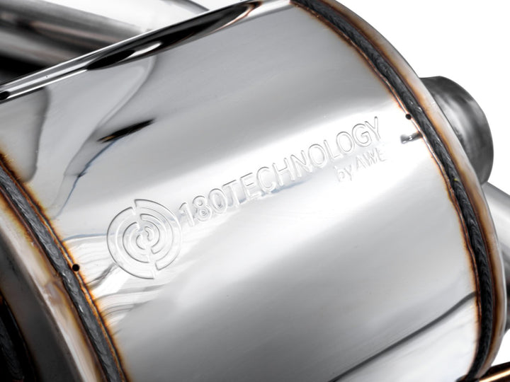 AWE Tuning 19-23 Audi C8 S6/S7 2.9T V6 AWD Touring Edition Exhaust - Diamond Black Tips - Bull Strap